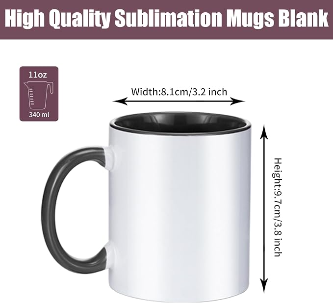 Sublimation Mugs 11 oz Set of 12 Bulk Coffee Mugs - Image 2