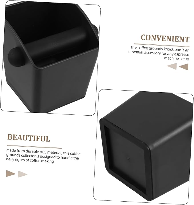 STOBOK Espresso Coffee Grounds Collector Bin Large Capacity Waste Disposal Box - Image 3