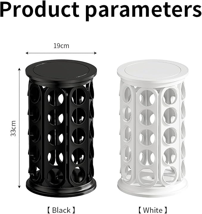 SAVORI Coffee Pod Storage Carousel Holder Organizer Compatible - Image 6