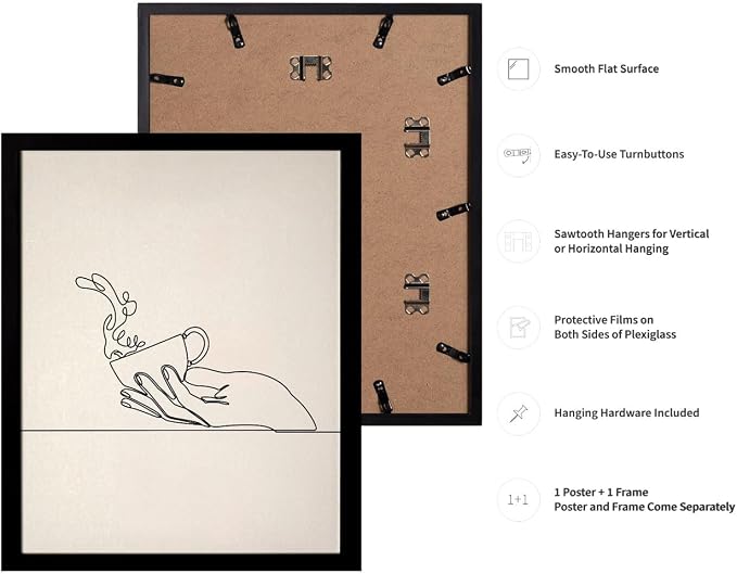 Lawrence Williams Designs Coffee Line Art Poster - Image 3