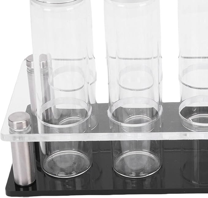 JTLB 6PCS Coffee Beans Storage Tubes High Borosilicate Glass Coffee Bean Cellars - Image 9