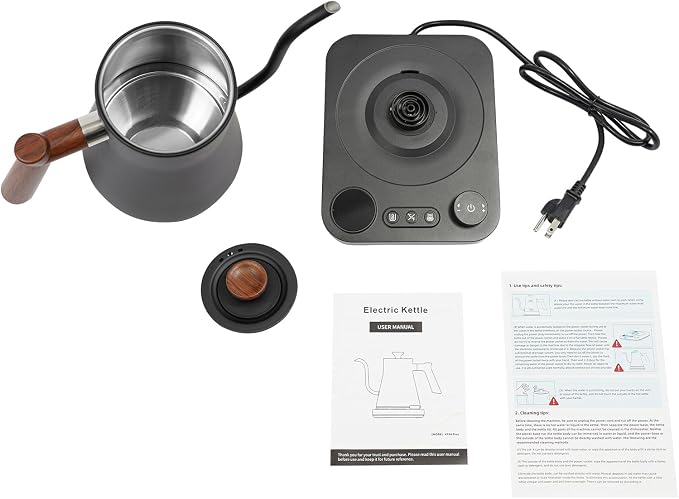 0.24 Gal Variable Temp Pour-Over Set, 1200W Quick Heat Precision Spout - Image 9