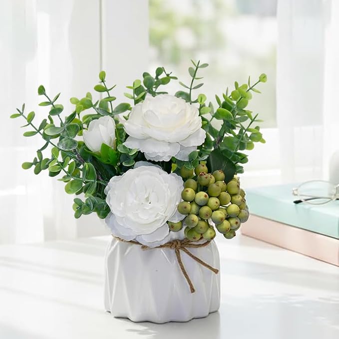 LADADA White Artificial Flowers by LADADAArtificialFlowers