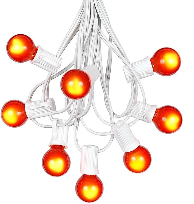100 Foot G30 Outdoor Patio String Lights by NoveltyLights-LightExperts