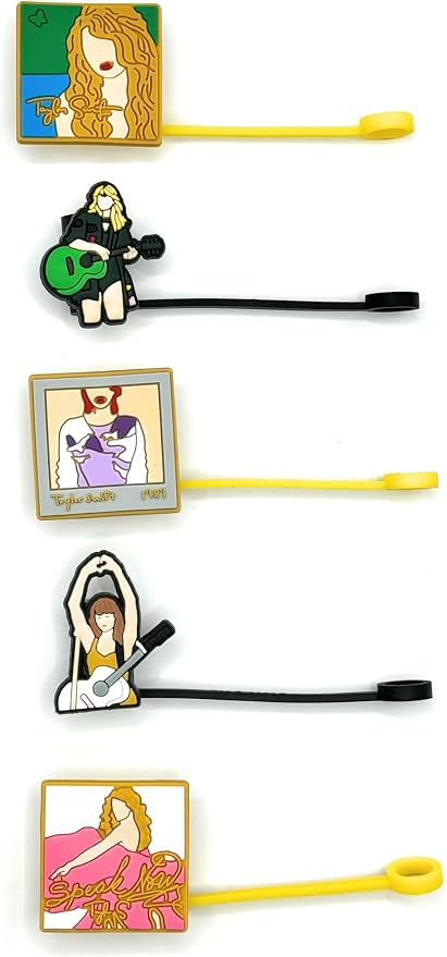 10 Pack 8mm Singer Straw Toppers, Silicone Straw Tip Covers - Image 3
