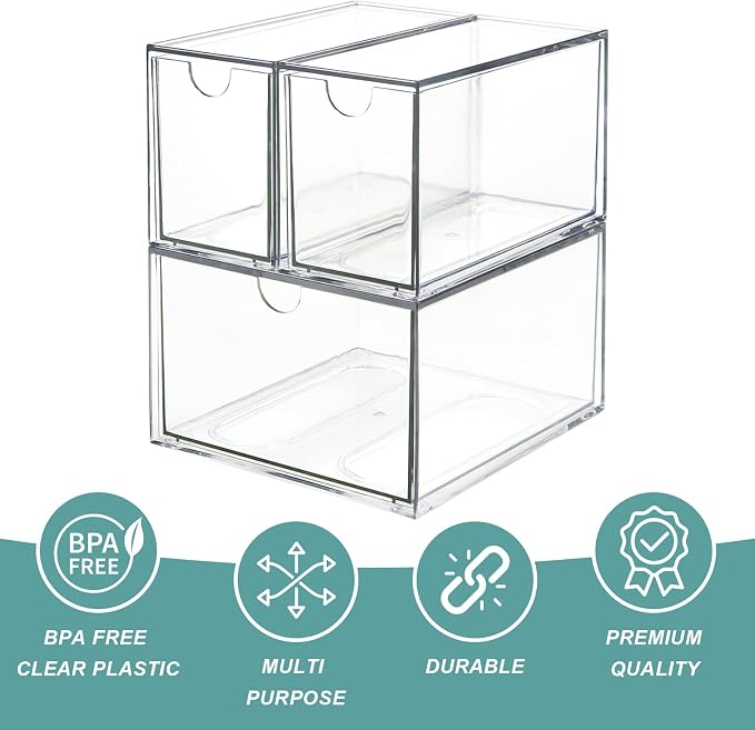 3 Tea and Coffee Organizer and Storage, Acrylic Tea Bag Holder Organizer - Image 6