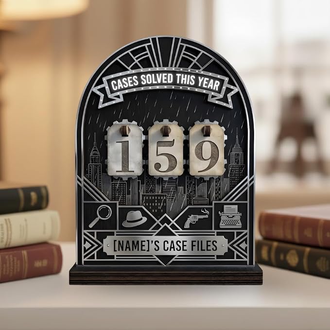 Personalized Book Read Tracker, Wooden Books Read This Year Counter, Reading by Unknown
