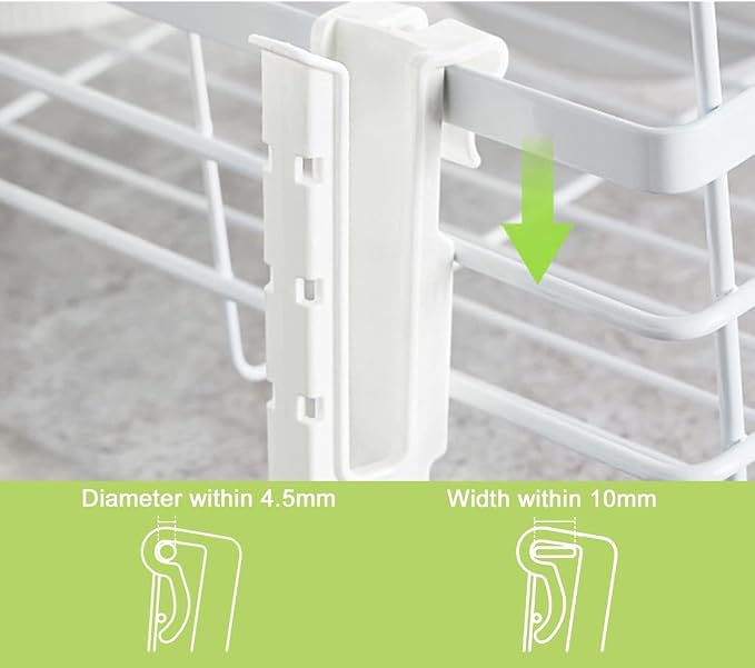 Drying Hook for Dish Racks, Kitchen Cup Holder Snap Hook for Drying Cup - Image 6
