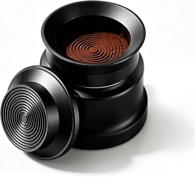 Bincoo Aluminum Coffee Tamper for Moka Pot, Italian Coffee Maker Dosing Funnel by Bincoo