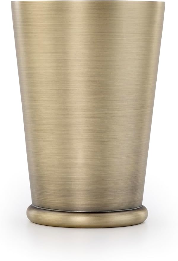 Barfly Cocktail Shaker with Weighted Bottom, Deluxe 18 oz, Antique Gold by BarflybyMercer