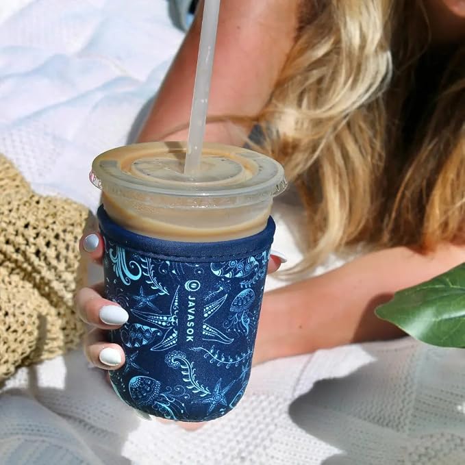 Sok It JavaSok Iced Coffee & Cold Soda Insulated Neoprene Cup Sleeve - Image 2