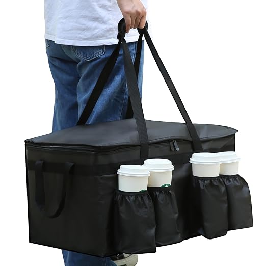 musbus Catering Bag for doordash uber eats 22x14x13 Insulated Food Delivery Bag by Musbus