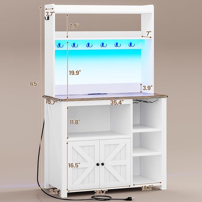 Itaar 35.4 inch Bakers Rack - Image 2