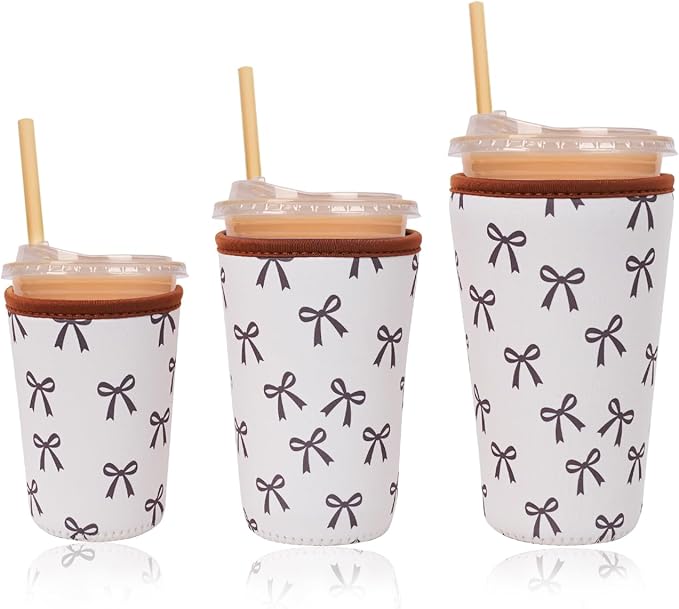 Reusable Insulated Neoprene Iced Coffee Cup Sleeve, Durable Drink Sleeve by Unknown