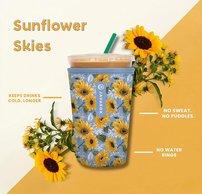 Sok It JavaSok Iced Coffee & Cold Soda Insulated Neoprene Cup Sleeve - Image 2