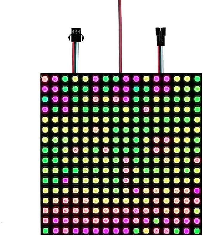 WS2812B RGB LED Digital Individually Addressable Panel Light LED Module Matrix by SVFISHKK