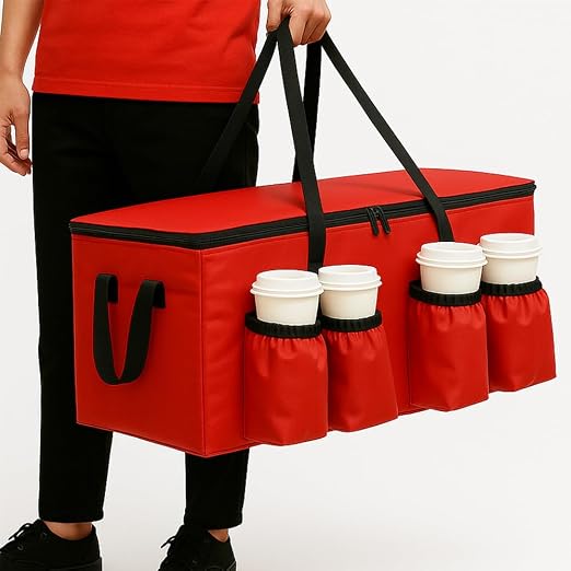 musbus catering bag for doordash uber eats 22x14x14 Insulated Food Delivery Bag - Image 7