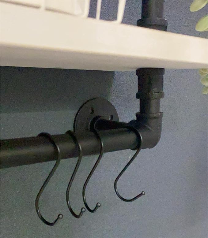 ROGMARS Industrial Pipe Shelving Bathroom Shelves - Image 7