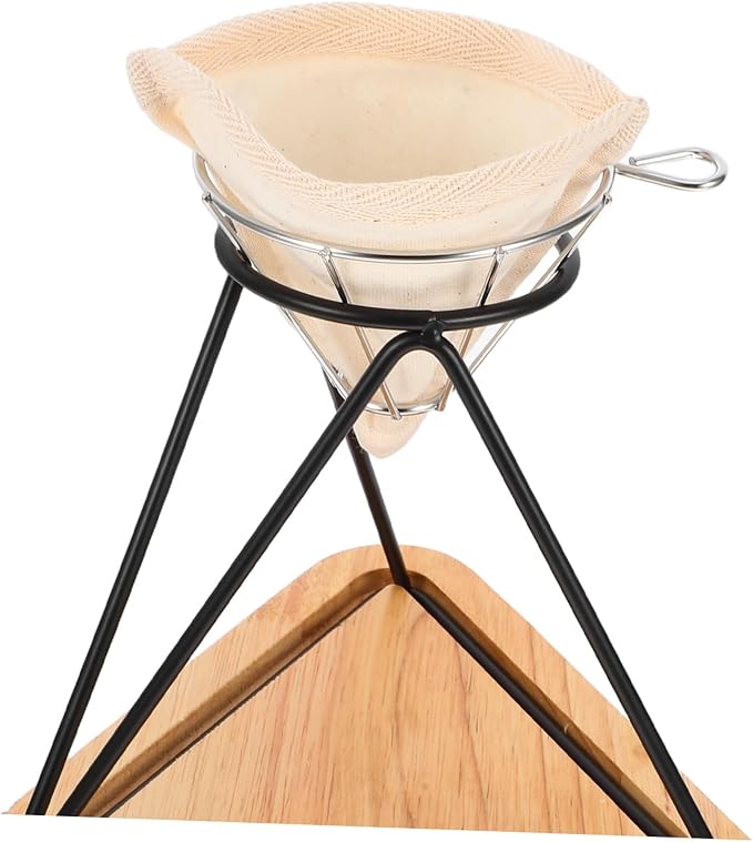 Healifty Reusable Stainless Steel Coffee Filter Stand Set Manual Pour-over - Image 3