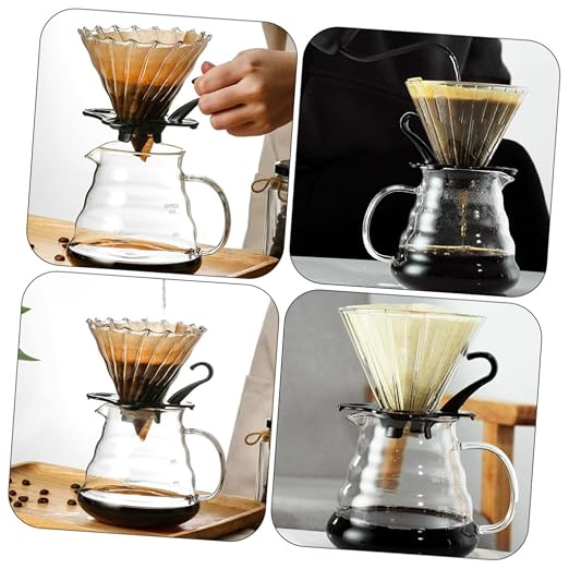 Cabilock 1set Portable Manual Coffee Strainer Funnel - Image 3