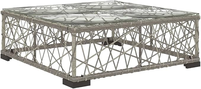8 Piece Patio Lounge Set, Coffee Table and Footrest, Garden Seating - Image 8