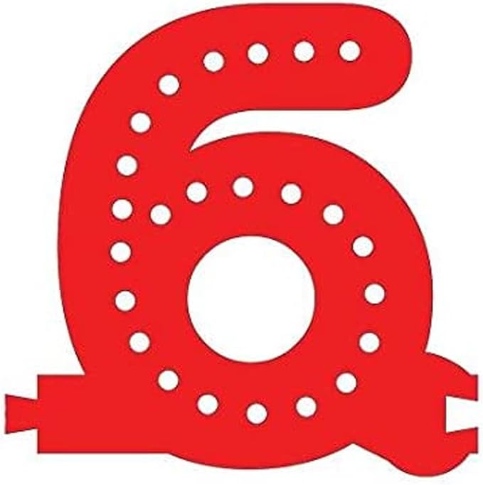 M&T Displays LED Marquee Letter Lights Modular Red Light Up Number Initial - Image 2