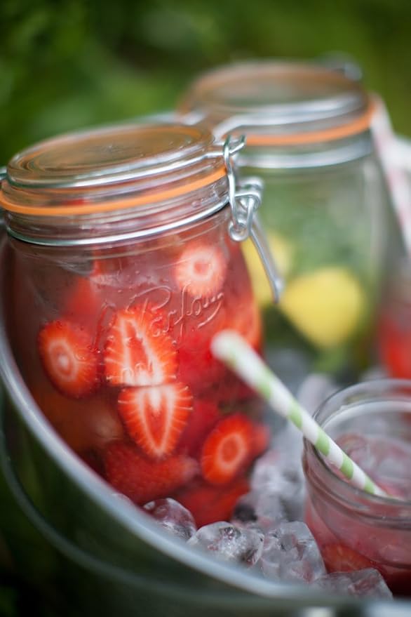 Le Parfait Super Jar 2L French Glass Preserving Jar w/Airtight Rubber Seal & - Image 8