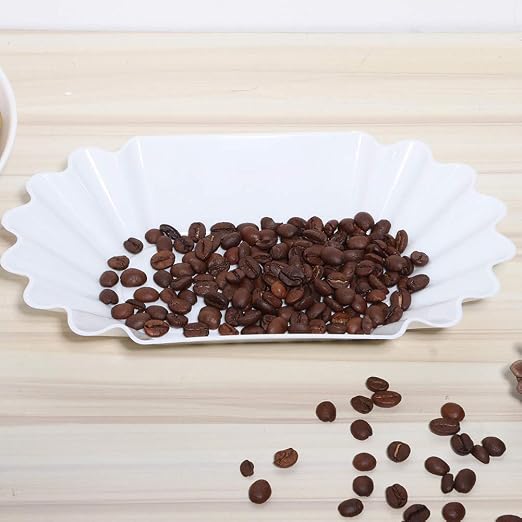 Rengue Coffee Bean Tray, Display Dish, Heat Storage Container, 8.8x5.1x1.4in - Image 5