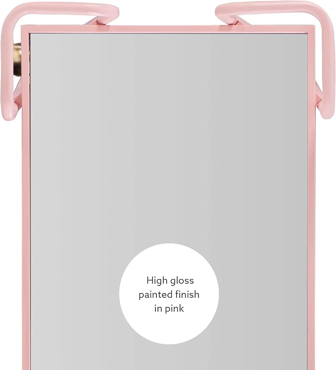 Gina Pink Mid-Century Bar Cart - Image 10
