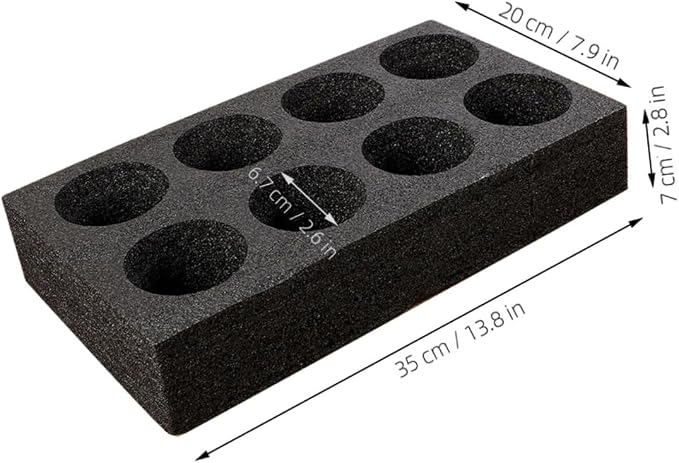 8-Hole Takeout Coffee Cup Tray 4Pcs Beverage Carrier Cup Carry Holder - Image 2