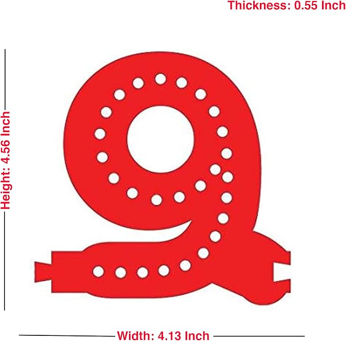 M&T Displays LED Marquee Letter Lights Modular Red Light Up Number Initial - Image 3
