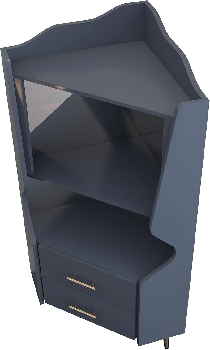19" Wooden Corner Bar Cabinet - Image 7