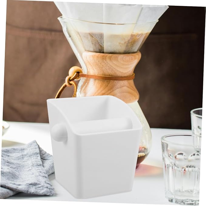 NUOBESTY Espresso Grounds Collector Bin Detachable Clear Coffee Waste Container - Image 7