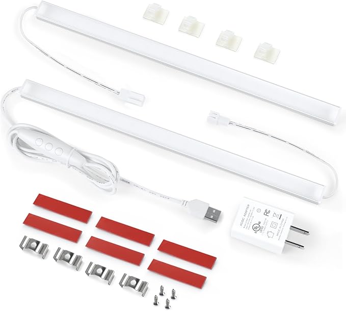 Litever Plug-in Under Cabinet Lighting Kit by Litever