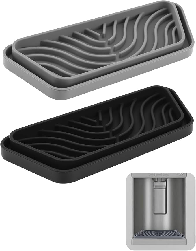 Refrigerator Drip Tray, Anti-Slip Silicone Fridge Accessories by PROKITCHEN