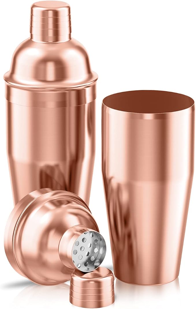 Cocktail Shaker Set, 24 oz Martini Shaker, Food Grade Stainless Steel Martini - Image 4