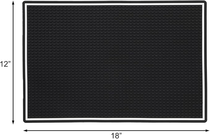 2PCS Bar Mat for Countertop Splash, PVC Bar Service Mat, Suitable for Spills - Image 5