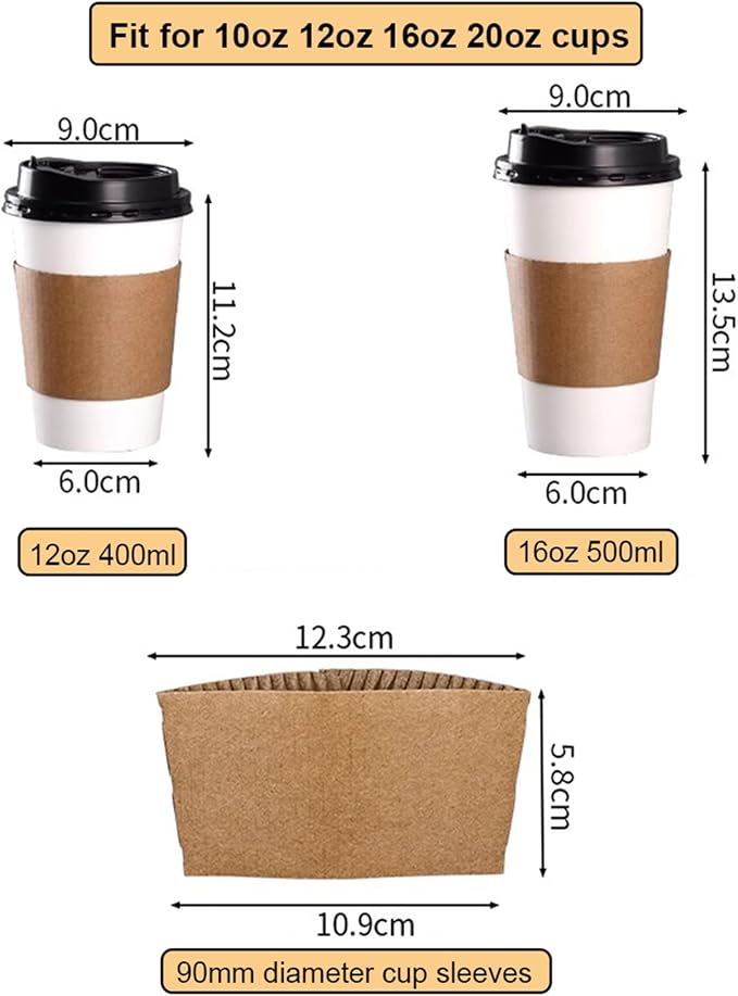 EchoDone Disposable Coffee Cup Sleeves - Image 4