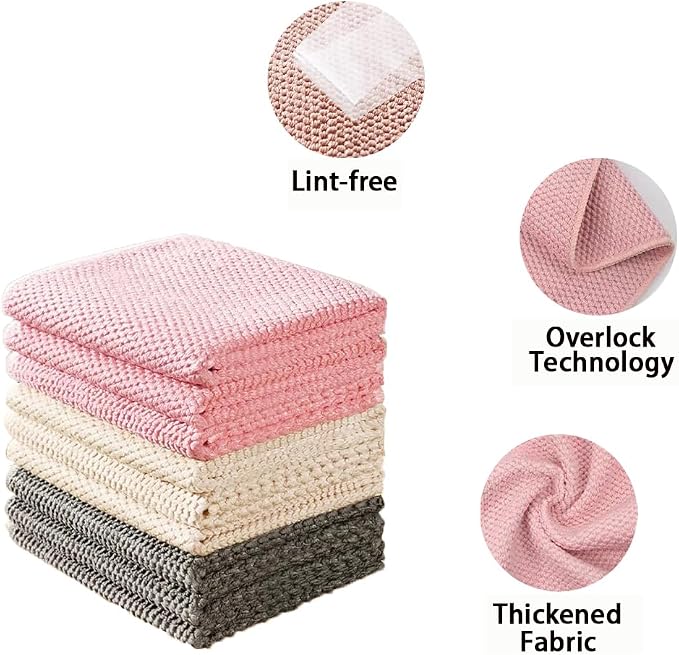 Microfiber Cleaning Cloths 12-Pack – Super Absorbent, Lint-Free Towels - Image 7