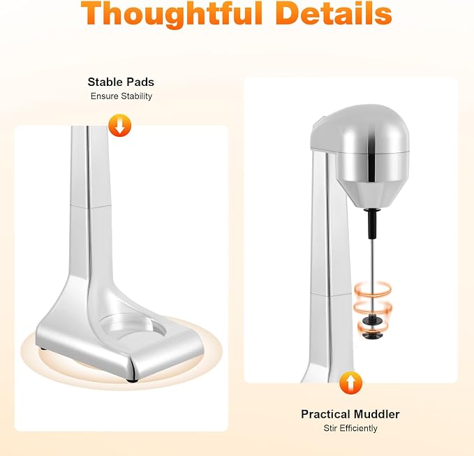 Commercial Electric Milkshake Maker, Stainless Steel Milk Shakes Machine - Image 6