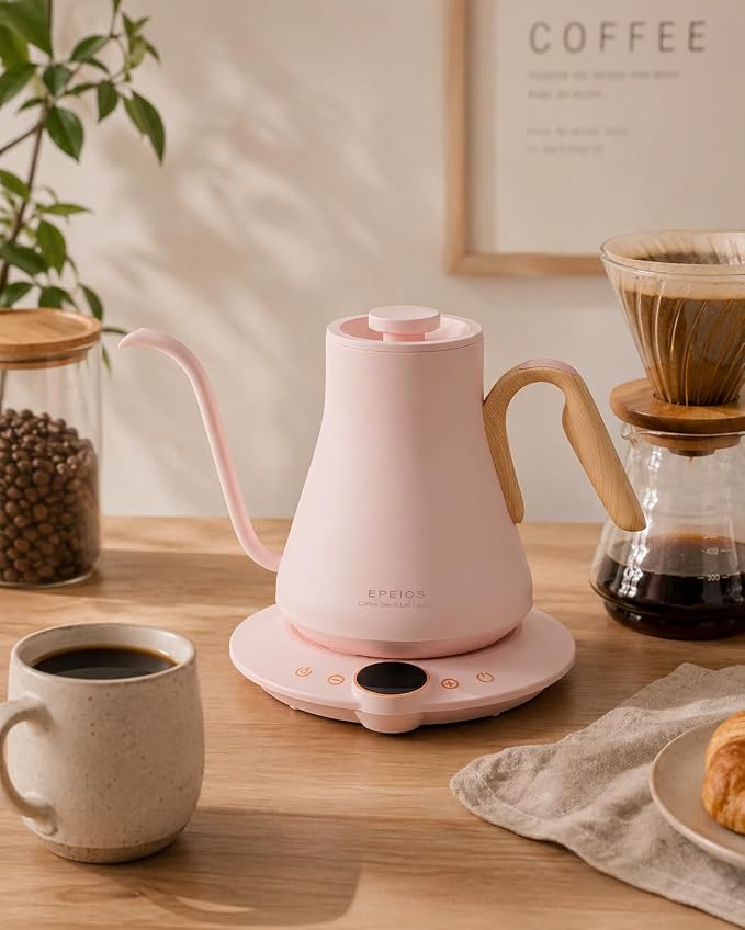 Cocinare Gooseneck Electric Kettle, ±1°F Precise Temperature Control, 1500W - Image 2