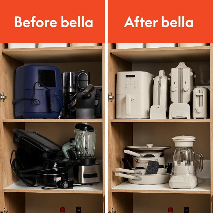 BELLA VersaBrew 2-in1 Coffee Maker, K-Cup compatible, Brew 3 Sizes Carafes & - Image 8