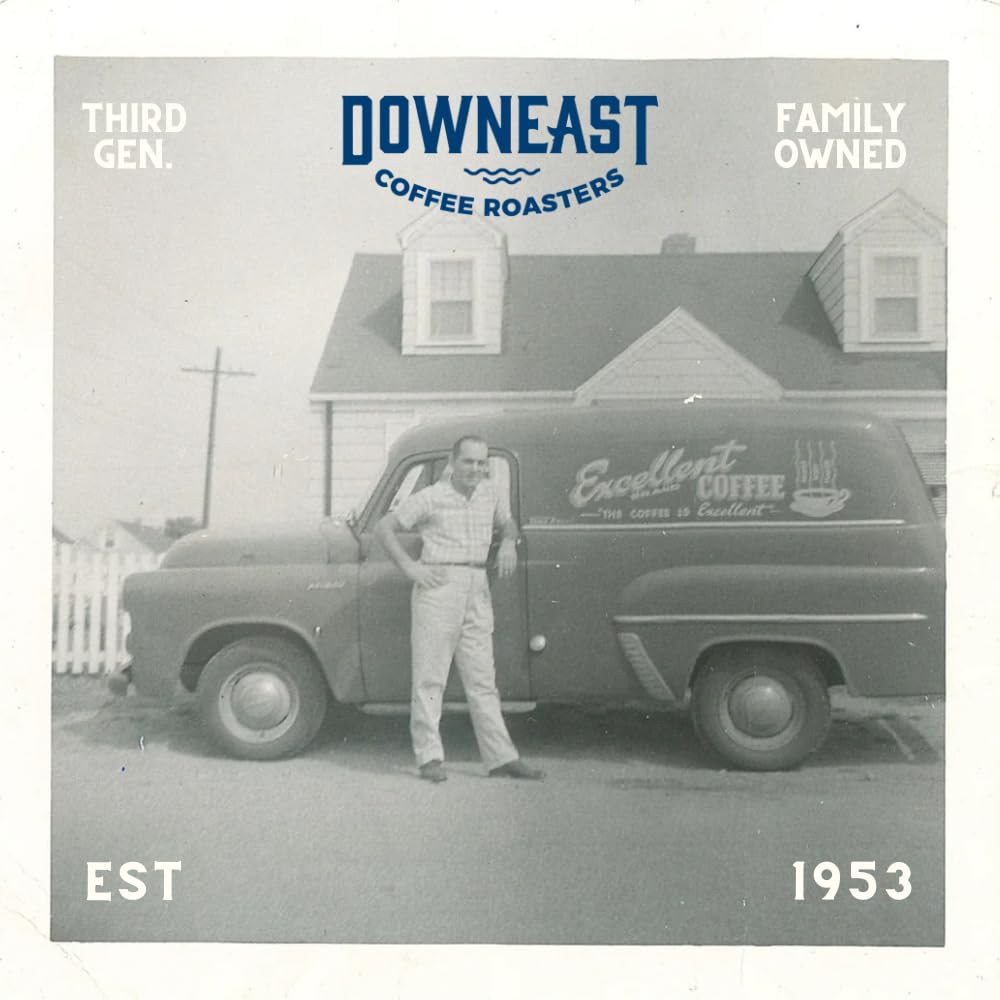 Downeast Coffee Roasters Whole Bean Coffee - Supreme Crema Espresso - Select Central and South American Highlands (2 lb Bag)