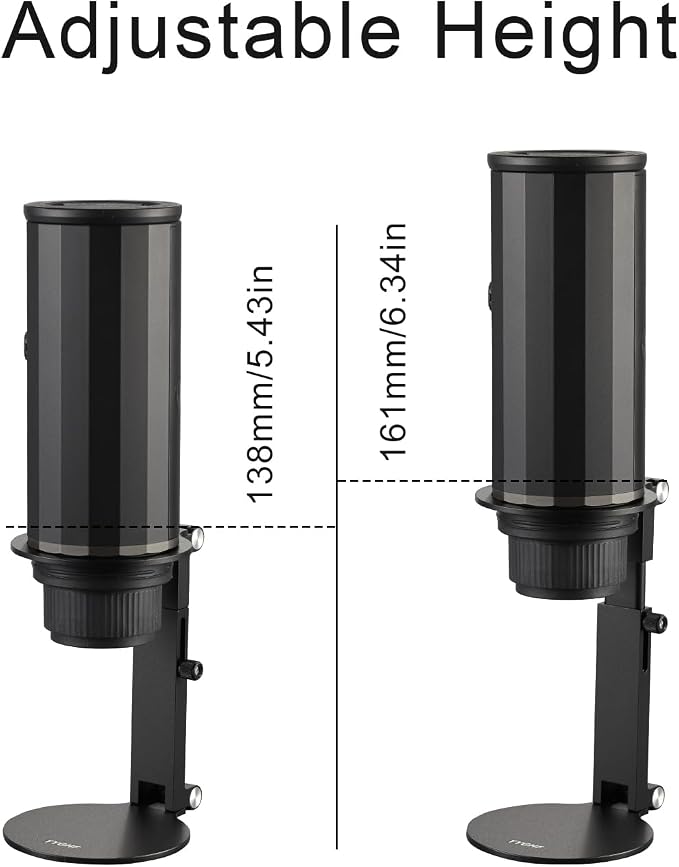 Pour Over Coffee Maker Stand, Adjustable & Foldable Portable Electric Espresso - Image 2