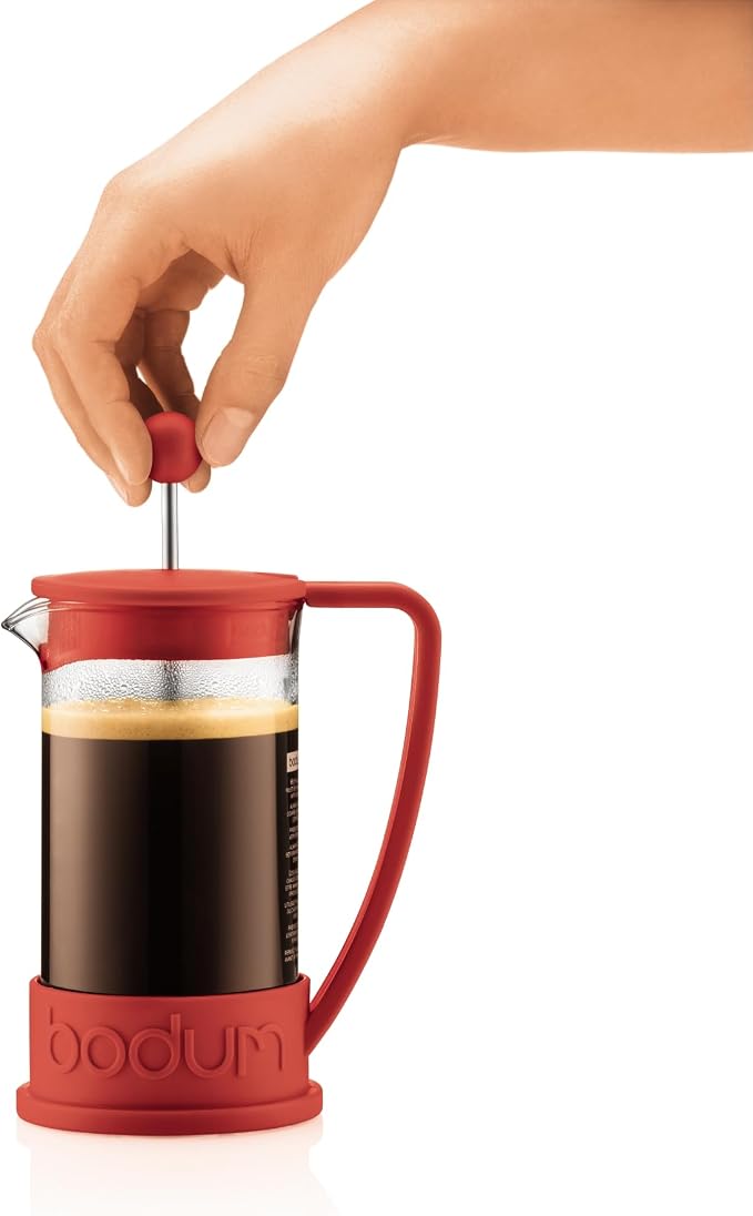 Bodum 34oz Brazil French Press Coffee Maker, High-Heat Borosilicate Glass - Image 4