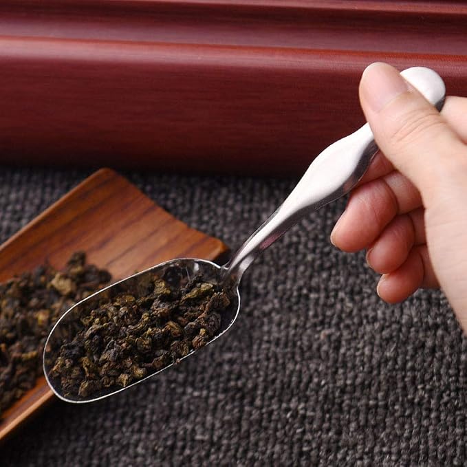 4 Pcs Stainless Steel Small Tea Scoops Spoon - Image 5