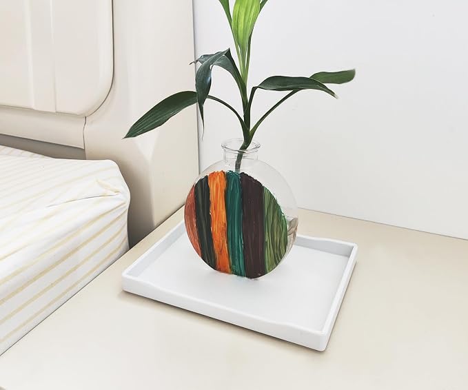 Small White Serving Tray | for Serving Accessory, Perfume or Display Use. - Image 5