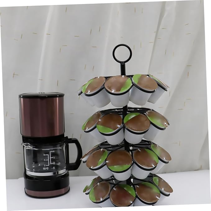 Alipis Coffee Capsule Storage Rack 4-Layer Creative Rotating Organizer - Image 3