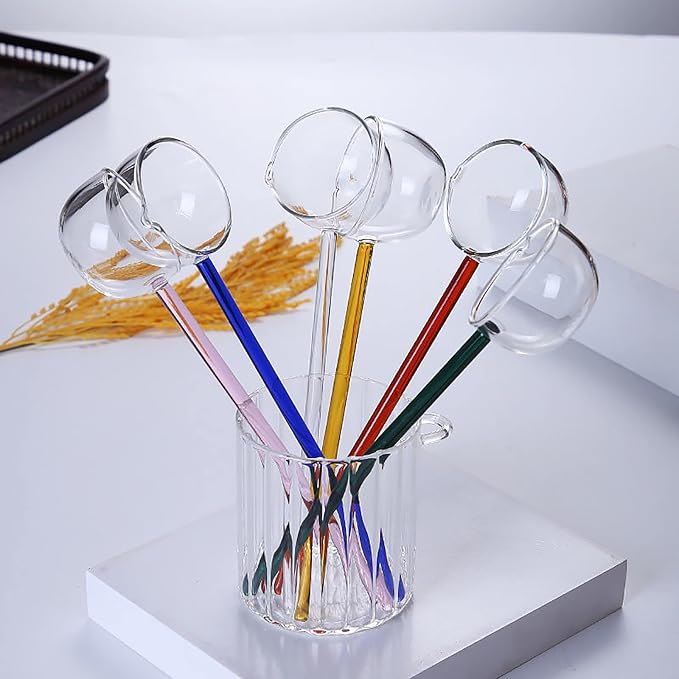 Clear Glass Stirring Spoons Transparent Crystal Teaspoons Milk Cocktail Cold - Image 5