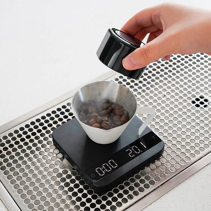 watchget Stainless Steel Espresso Cups, Single Spout & Scale Measuring Cup - Image 4